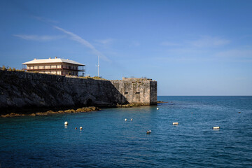 View of fortress keep of Royal Naval Dockyard, Bermuda