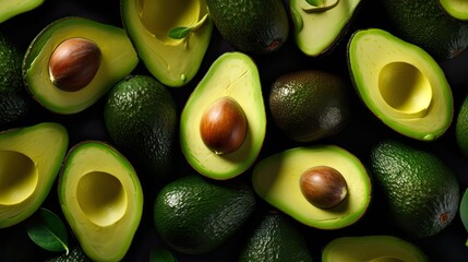 fresh mexican avocado background