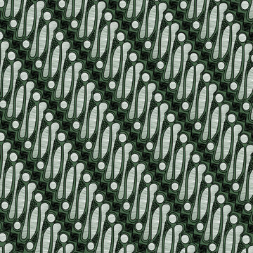 Illustration of parang batik in java, indonesia, vector illustration