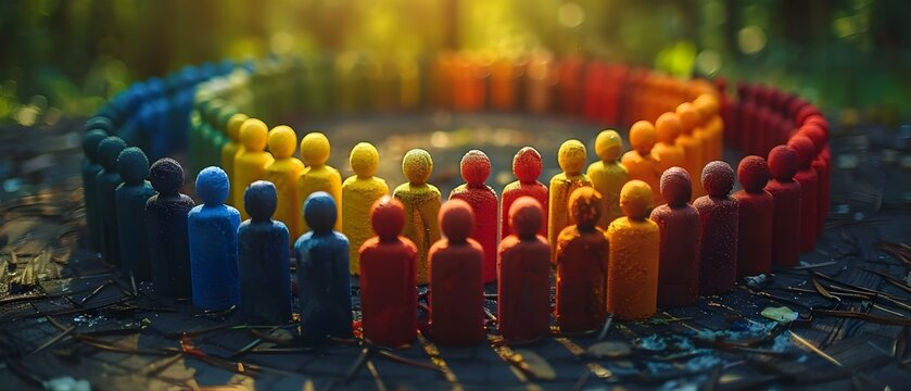 Employees engage in teambuilding activities to foster trust collaboration and creativity. Concept Teambuilding, Trust, Collaboration, Creativity, Employee Engagement