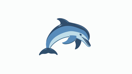 Dolphin logo. very suitable for icons symbols t-shirt