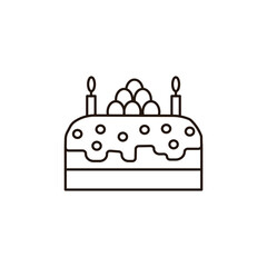 cake vector type icon