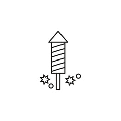 firework vector type icon