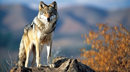 fur mexican gray wolf