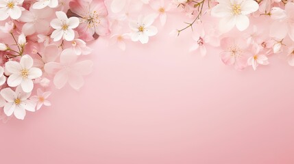 Fototapeta na wymiar flowers pink background floral
