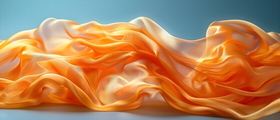 Obraz premium Printing Light Orange Cotton Fabric Digitally Using a Machine. Concept Textiles, Digital Printing, Fabric Design, Printing Machines, Dye Sublimation