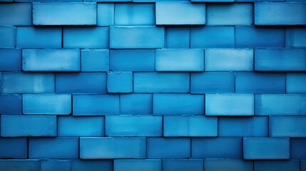 modern blue bricks