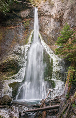 Fototapeta na wymiar Marymere Falls at Olympic National Park in Clallam County, Washington