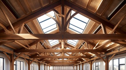 beams roof timber frame