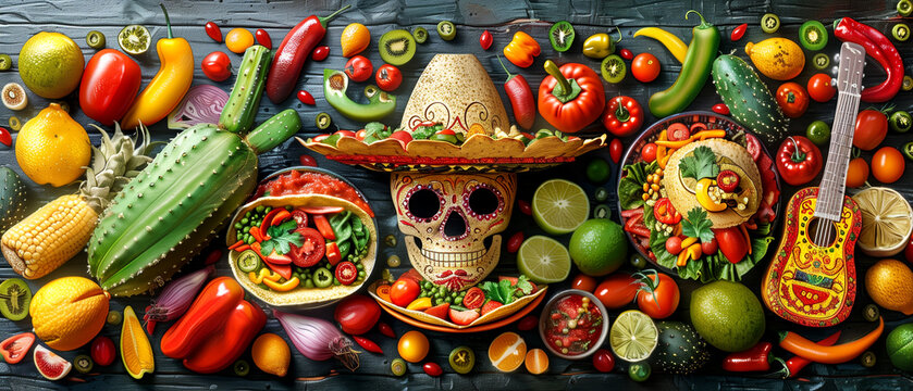 cinco de mayo event. traditional holiday of mexican