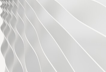 white wave pattern 3d background