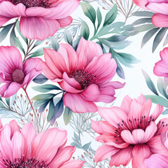 PatternNetz.29,  Hand-drawn, seamless, watercolor