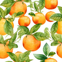 PatternNetz.29, Orange, seamless, watercolor