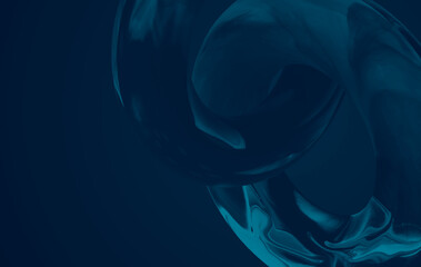 Dark Lagoon Blue Abstract Creative Background Design