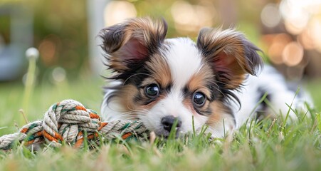 Puppy Playtime A Moment of Joy and Bonding Generative AI