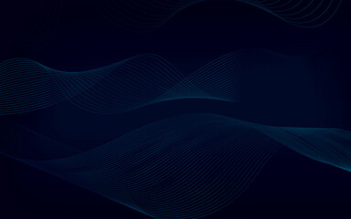 Dark Lagoon Blue Abstract Creative Background Design