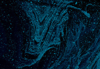 Dark Lagoon Blue Abstract Creative Background Design