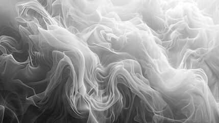 a black and white photo of a cloud of smoke