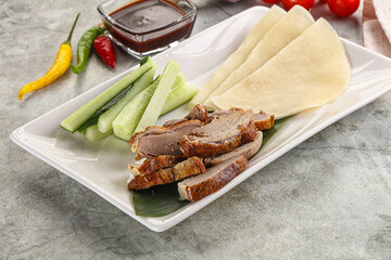 Chinese cuisine - roasted duck breast