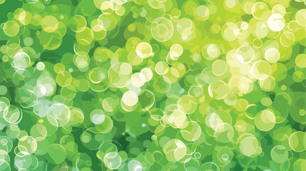 Light Green vector abstract bokeh pattern. Colorful il - obrazy, fototapety, plakaty