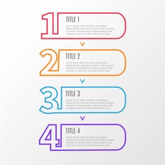 Modern Infographic Steps Template