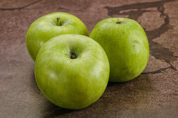 Sweet and juicy green apple