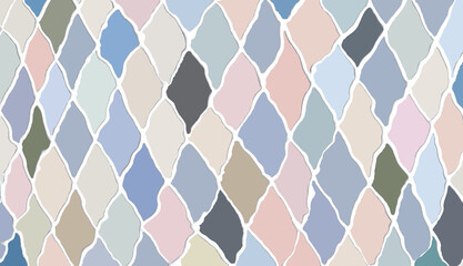 Checkered background in pastel positive color for colourfull pattern or wallpape