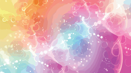 Rendering colorful fantasy light illustrated fractal background