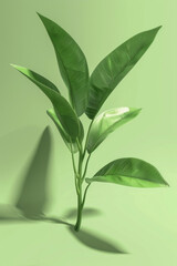 Fototapeta premium An isolated green plant