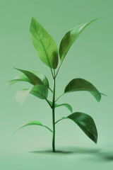 Fototapeta premium An isolated green plant
