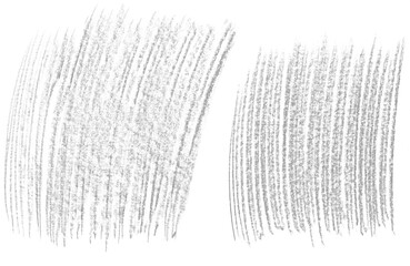 Pencil strokes isolated on white