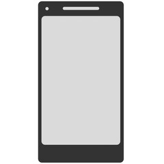 smartphone with screen icon transparent