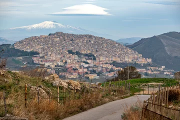 Fotobehang Gangi (Palermo - Sicily) © Luca Bazzi