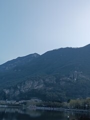 lake and mountains