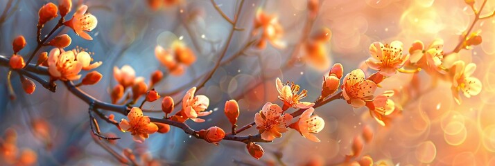 Blossoming Hope A Springtime Reflection Generative AI
