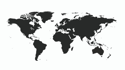 Fototapeta na wymiar Montenegro Map - World Map International vector 
