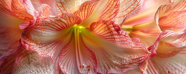 Blossoming Beauty A Close-up of a Vibrant Lily Flower in Full Bloom Generative AI