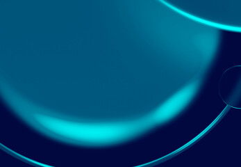 Hard Light Lagoon Blue Shiny Glowing Effects Abstract background design