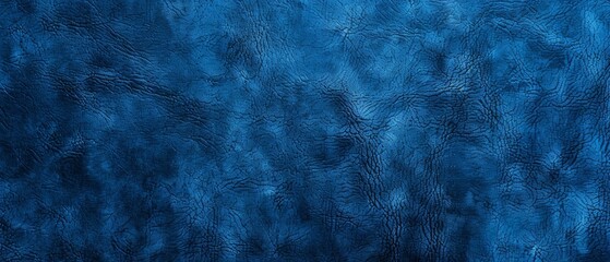Fototapeta na wymiar A detailed shot of a blue fabric weave, highlighting the intricate textures suitable for textile-focused visuals. Velvety alcantara texture
