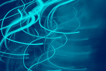 Fototapeta premium Hard Light Lagoon Blue Abstract Creative Background Design
