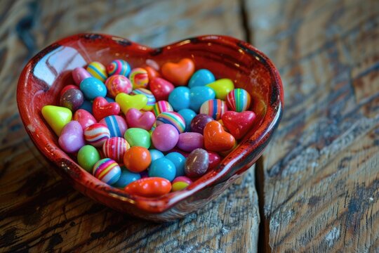 Be My Valentine! Love is in the Air with this Full Candy Dish Heart for the Holiday