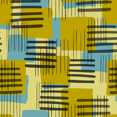 Seamless abstract pattern for printing on fabric and wrapping paper