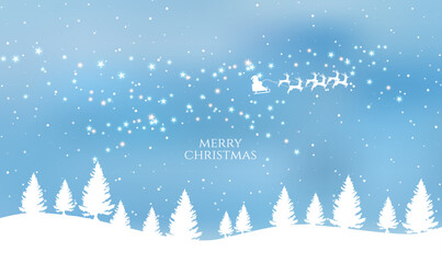 Winter and christmas style background design.