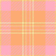 Fabric seamless vector of background check texture with a pattern tartan textile plaid.