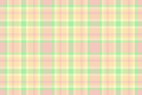 Fabric check plaid of textile background seamless with a texture pattern tartan vector.