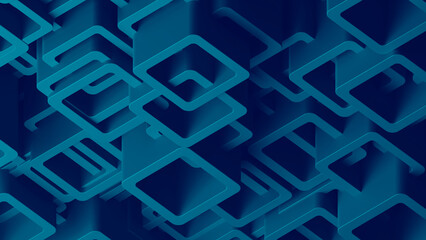 Hard Light Lagoon Blue Abstract Fog Background Design