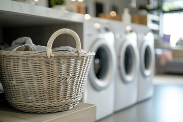 Washing machine, washer, laundry and bathroom. Wash, household, housekeeping and menage