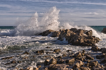 Méditerranée à Cap Martin, Alpes Maritimes, French Riviera
