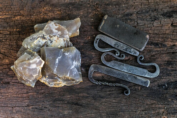 flint and steel fire starter