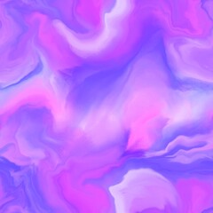 Abstract Hand Drawing Digital Watercolor Painting Liquid Fluid Wavy Marble Seamless Pattern Batik Background